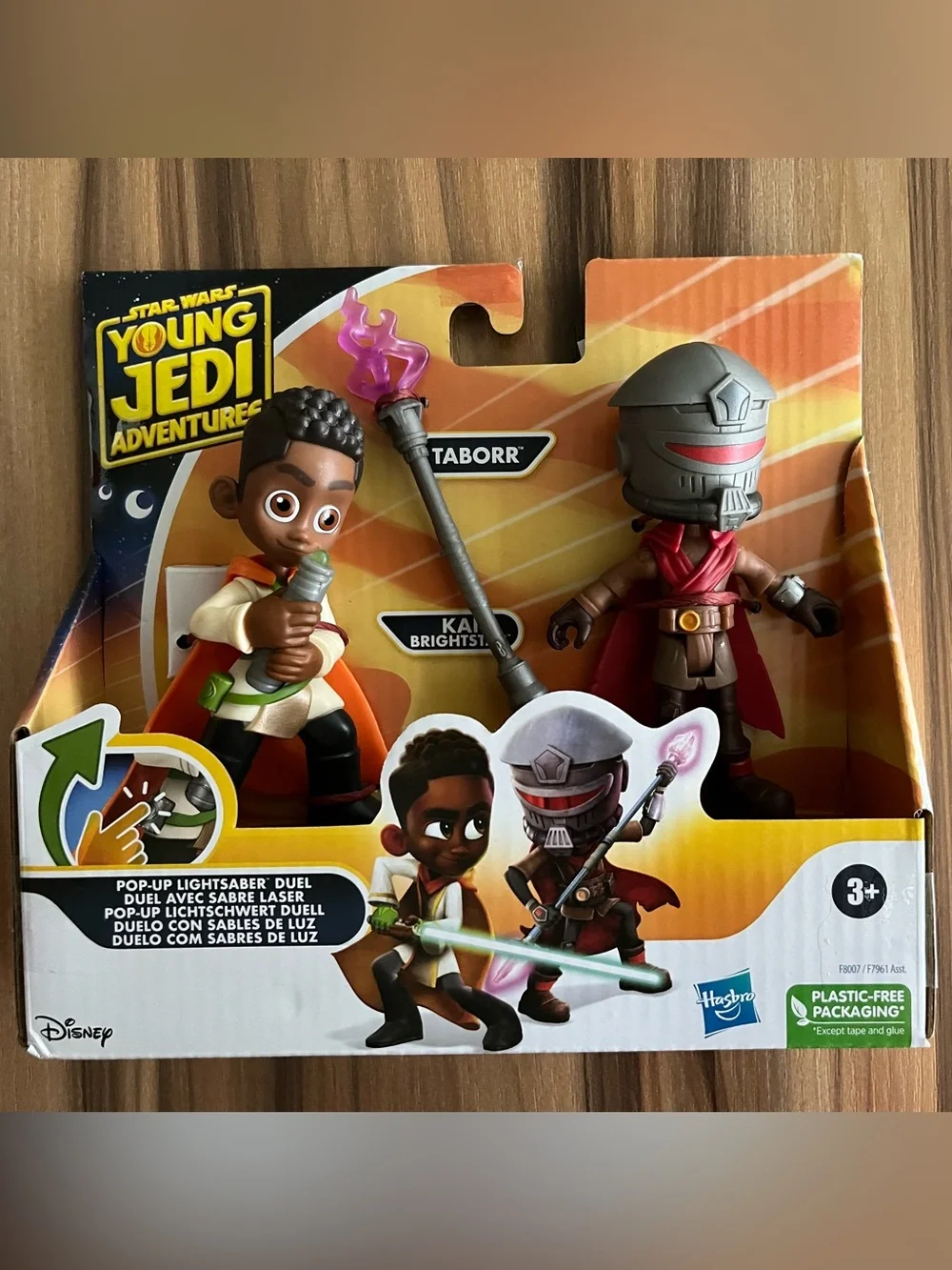 Disney Star Wars Young Jedi Adventures Pop-Up Lightsaber Duel Action Figures NEW